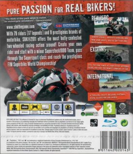 Alternative view of SBK 2011: FIM Superbike World Championship - Playstation 3