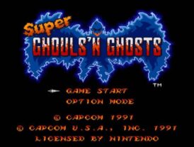 Super Ghouls n Ghosts - SCN - PAL - SNES