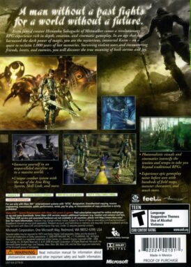 Lost odyssey - NTSC - Xbox 360 bak