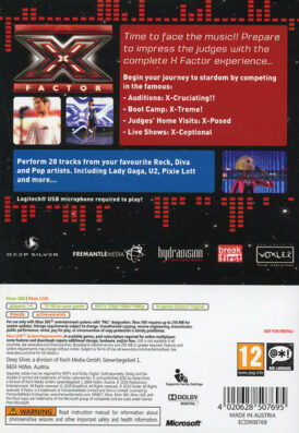 The X-Factor - Xbox 360 bak
