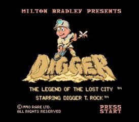 Alternative view of Digger: The Legend of the Lost City - DAS - NES