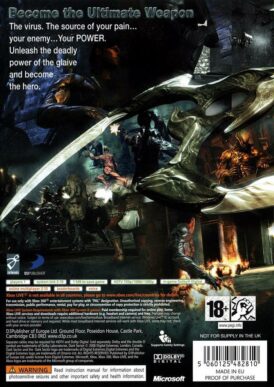 Dark Sector - Xbox 360 bak