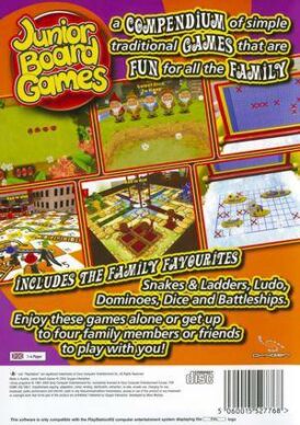 Junior Board Games - PS2 bak