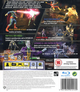 Mortal Kombat VS DC Universe - PS3 baksida