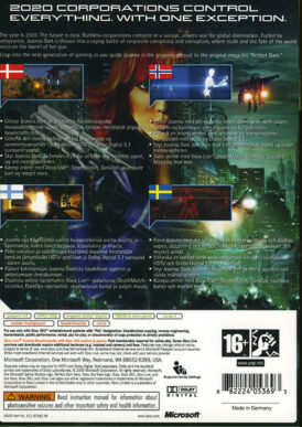 Perfect Dark Zero - Xbox 360 bak