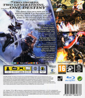 Soulcalibur V - Ps3 bak
