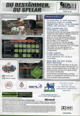 Alternative view of Total Club Manager 2004 - Svensk - Begagnat spel till Xbox