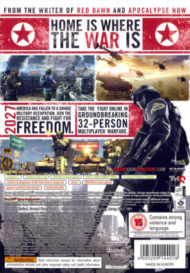 Homefront - Xbox 360 bak