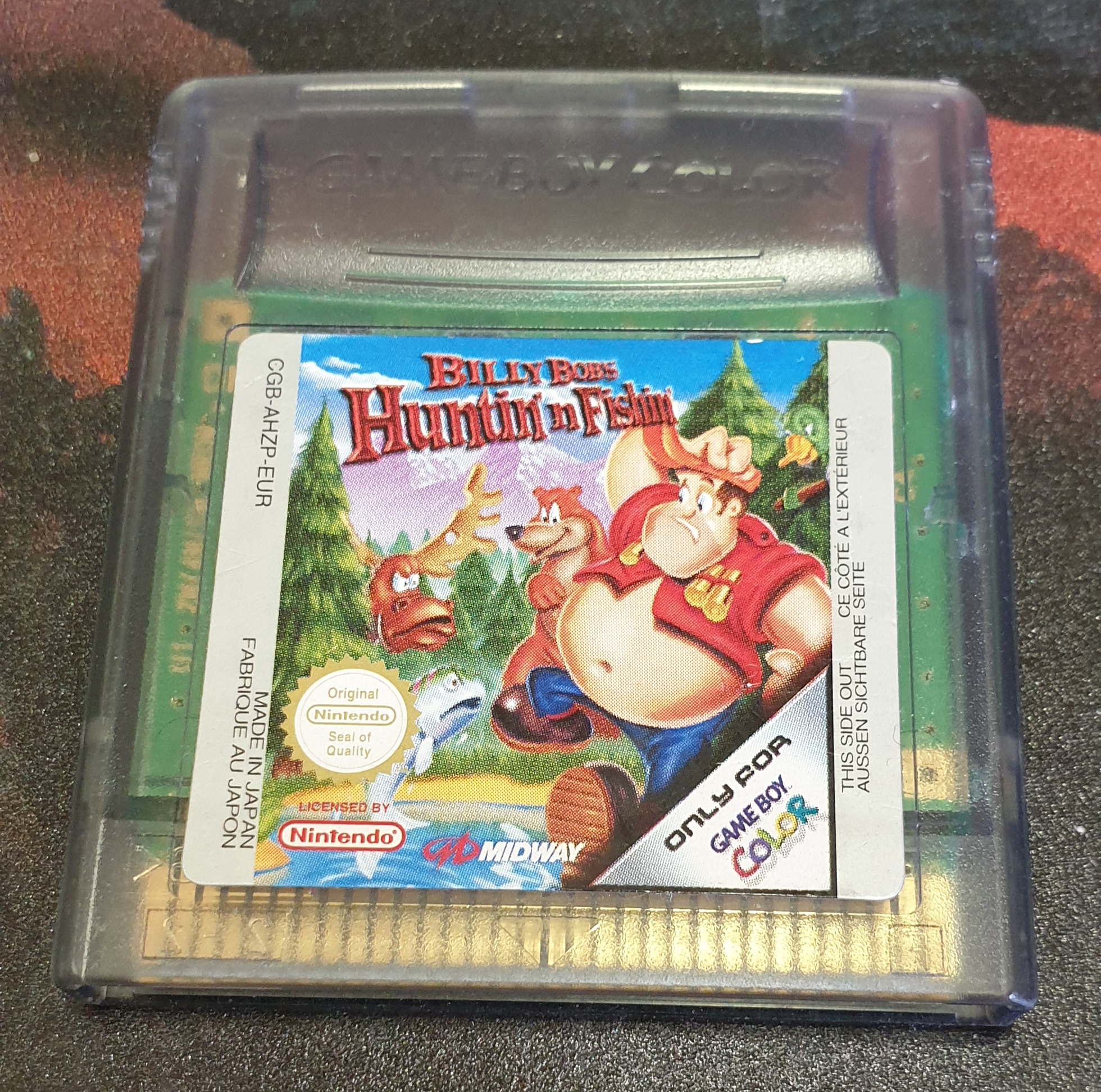 Billy Bob's Huntin'-n-Fishin' - EUR - Begagnat spel till Game Boy