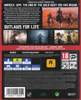 Alternative view of Red Dead Redemption II - Begagnat spel till Playstation 4