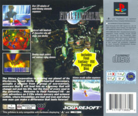 Final Fantasy VII - Platinum - PS1 bak