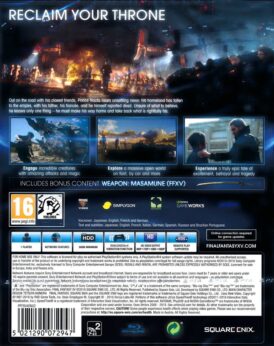 Final Fantasy XV - Day One Edition - PS4 bak