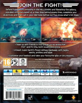 Helldivers - Super-earth Ultimate Edition - PS4 bak