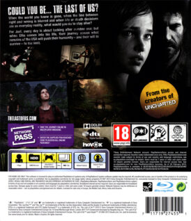 The Last Of Us - PS3 bak