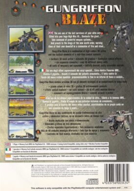 Gungriffon Blaze - Playstation 2 bak