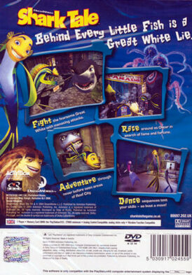 Shark Tale - Playstation 2 bak