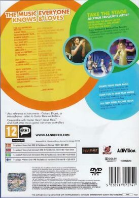 Band hero playstation 2 bak