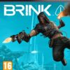 Framsidan av spelboxen till Tv-spelet Brink på Playstation 3 (Ps3) i europeisk PAL utgåva