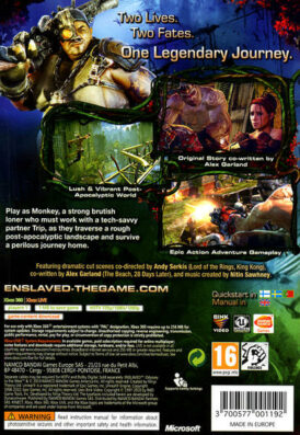 Enslaved Odyssey to the West - Xbox 360 bak