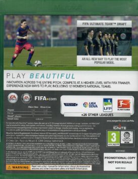 FIFA 16 promotional copy xbox one bak