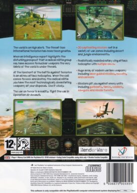 Operation Air Assault - PS2 bak