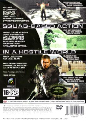 SWAT Global Strike Team - PS2 bak