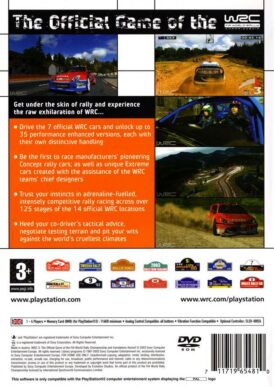 WRC 3 The official game of the FIA world rally championship - PS2 bak