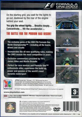 Alternative view of Formula One 2003 - Begagnat Spel till PS2