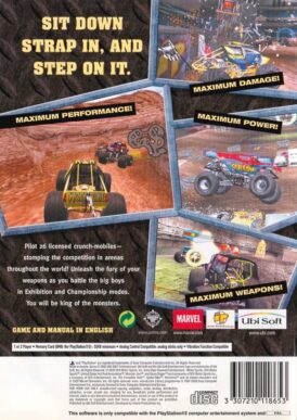 monster jam Maximum Destruction - ps2 bak