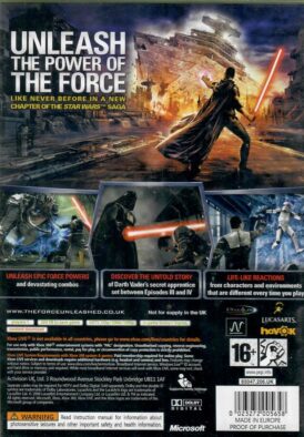 Alternative view of Star Wars: The Force Unleashed - Begagnat spel till Xbox 360