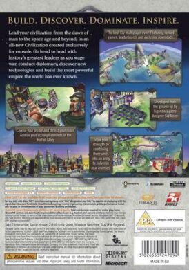 Civilization Revolution - Xbox 360 bak