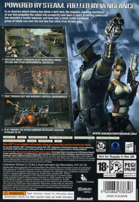 Damnation - Xbox 360 bak