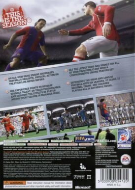 FIFA 07 - Xbox 360 bak