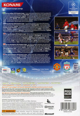 Pro Evolution Soccer 2009 - Xbox 360 bak