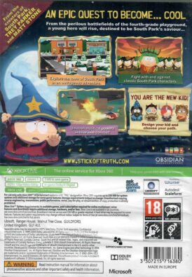Alternative view of South Park: The Stick of Truth - Begagnat spel till Xbox 360