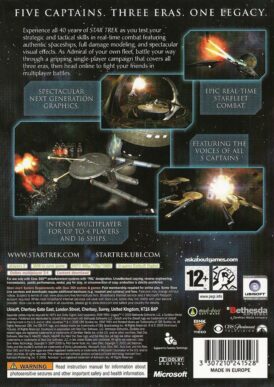 Star Trek Legacy - Xbox 360 bak
