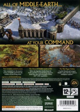 The Lord of the Rings The Battle for Middle-earth 2 - Xbox 360 bak