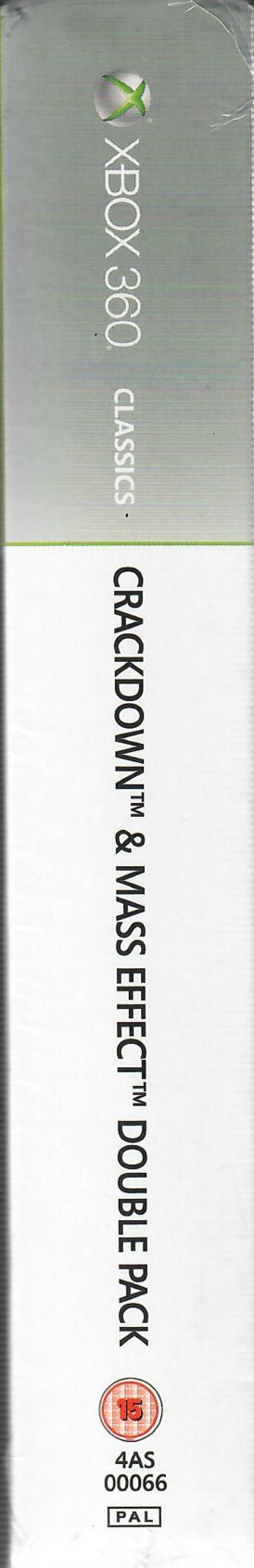 Crackdown and Mass Effect Double Pack classics Xbox 360 rygg