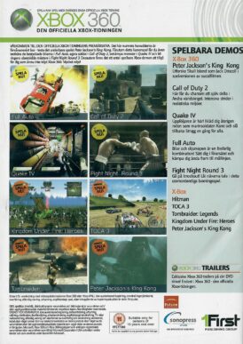 Alternative view of Xbox 360: Den officiella Xbox-Tidningen Nr. 1 April 06 - Begagnat spel till Xbox 360/Xbox