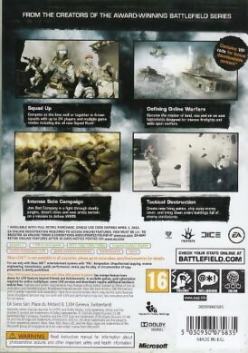 Battlefield Bad Company 2 - Xbox 360 bak