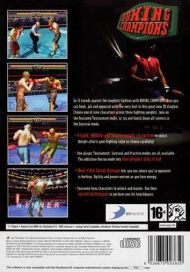 Boxing Champions - PS2 bak