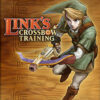 Framsidan till Nintendo spelet Link's Crossbow training på Nintendo Wii i Europeisk PAL utgåva.