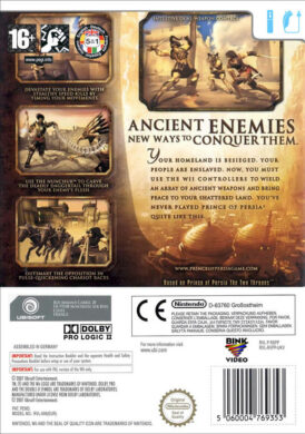 Prince of Persia Rival Swords - Nintendo Wii bak