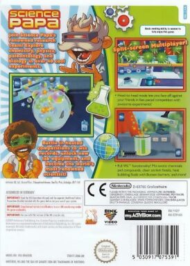 Science Papa - Nintendo Wii bak