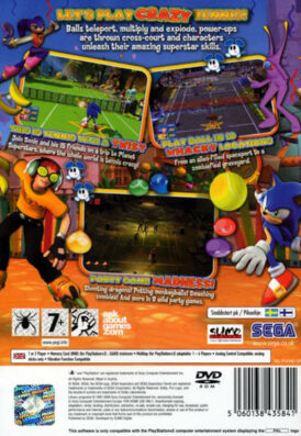 Sega Superstar Tennis - Ps2 bak
