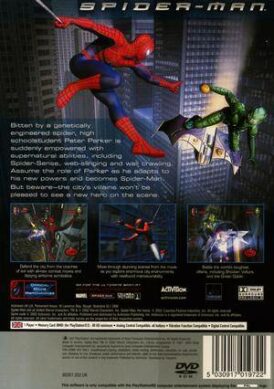 Spider-man - platinum - PS2 bak