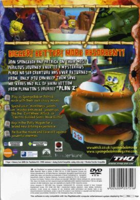 Alternative view of SpongeBob SquarePants: The Movie - Begagnat PS2 spel
