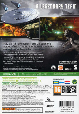 Star Trek - Xbox 360 bak