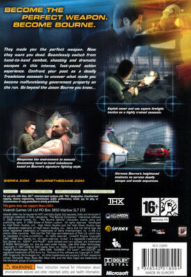 The Bourne conspiracy - Xbox 360 bak