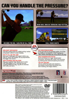 Tiger Woods PGA Tour 06 - Playstation 2 bak